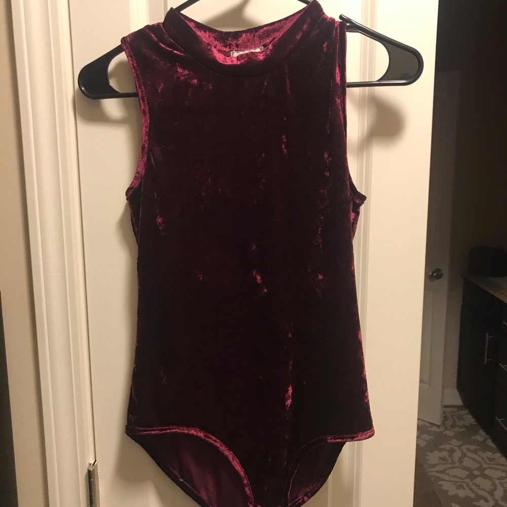 Velvet bodysuit